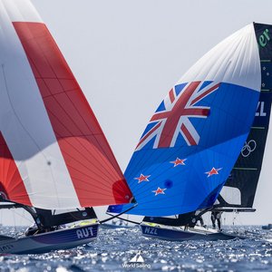 Paris 2024 Olympic Sailing in Marseille, France on 29 July, 2024. (Photo by World Sailing / Sander van der Borch)