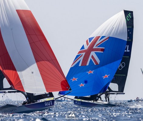 Paris 2024 Olympic Sailing in Marseille, France on 29 July, 2024. (Photo by World Sailing / Sander van der Borch)