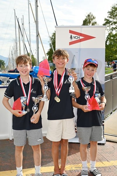 die Medaillengewinner Opti U12